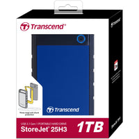 Transcend USB 3.1 Gen 1 Portable Hard Drive StoreJet 25H3 1TB