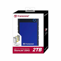 Transcend USB 3.1 Gen 1 Portable Hard Drive StoreJet 25H3 2TB