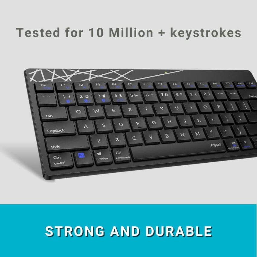 Rapoo 8000GT Multi-mode Wireless Keyboard & Mouse