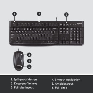 Logitech MK120 Keyboard and Mouse
