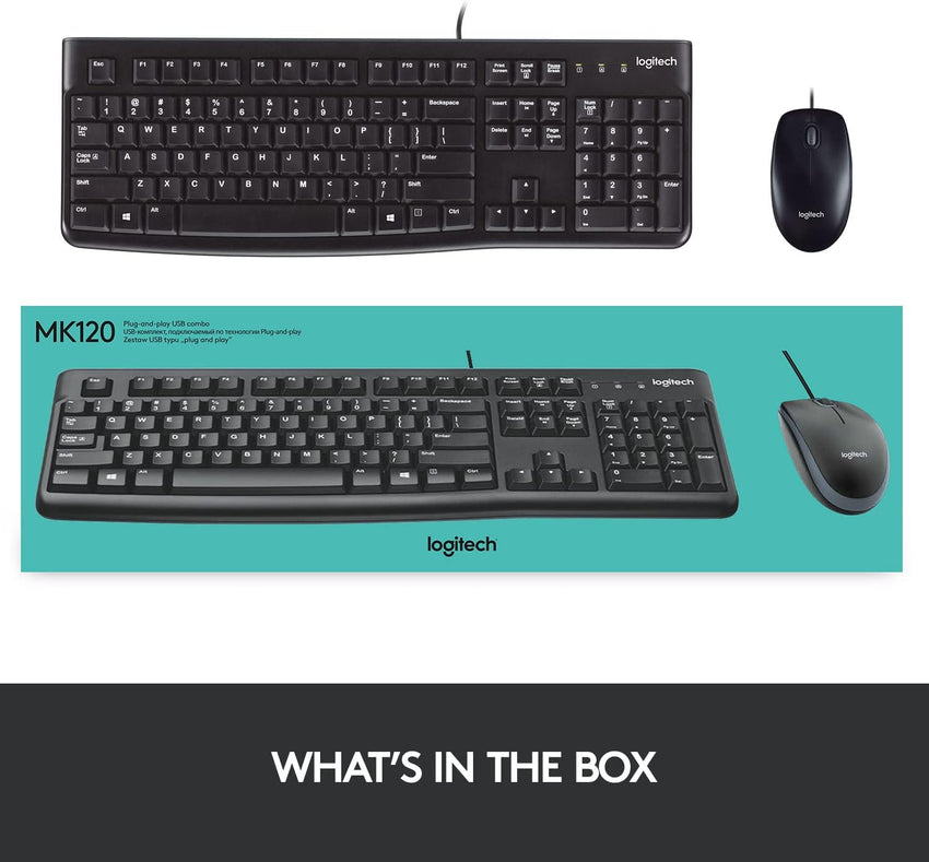 Logitech MK120 Keyboard and Mouse