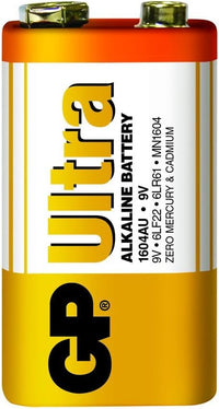 GP Ultra Alkaline Battery 9V