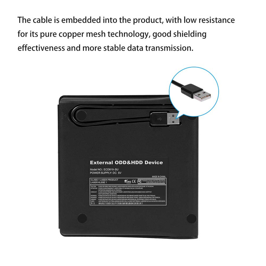 Pop-Up Mobile External DVD-RW USB 3.0