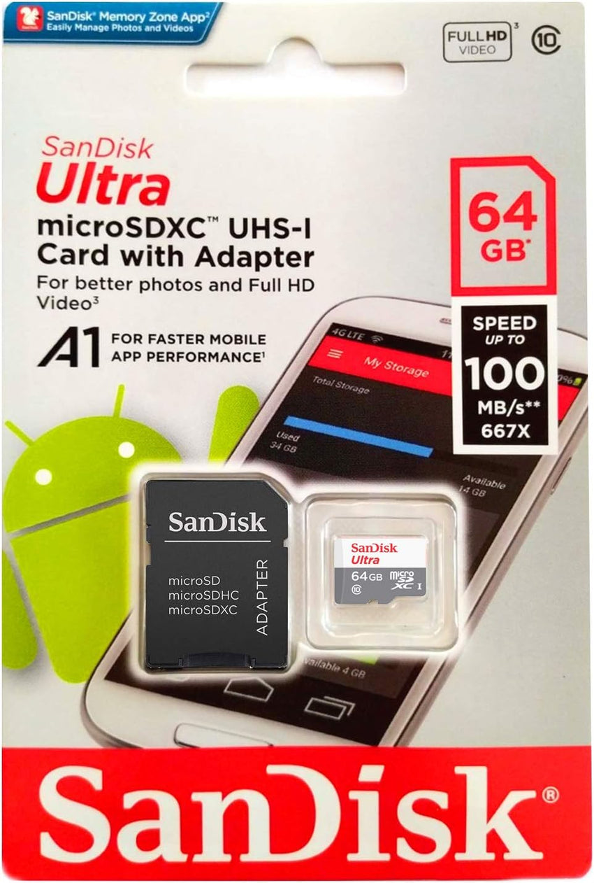SanDisk 64GB SD Memory Card Micro