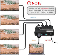 HDMI 4 Port 1x4 HDMI Splitter