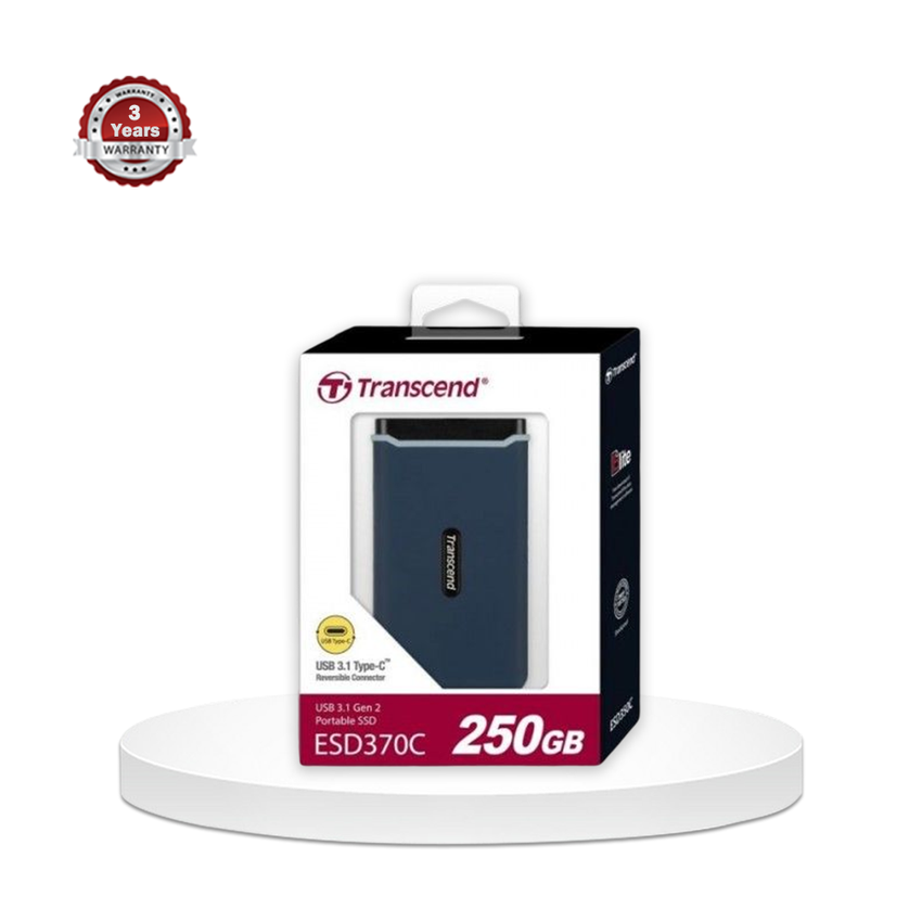 Transcend USB 3.1 Gen 2 Type-C Portable ESD370C 250GB