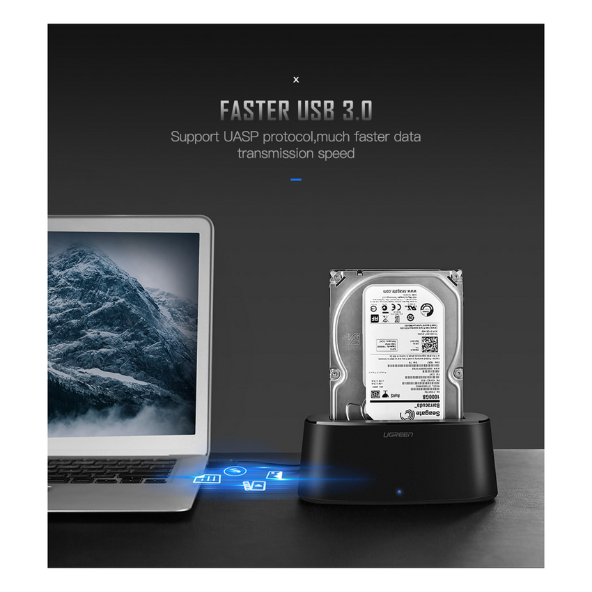 Ugreen USB 3.0 Stata Hard Drive Docking station 2.5, 3.5 inch