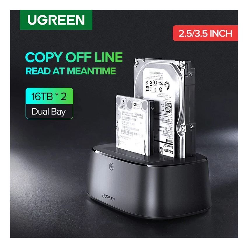 Ugreen USB 3.0 Stata Hard Drive Docking station 2.5, 3.5 inch