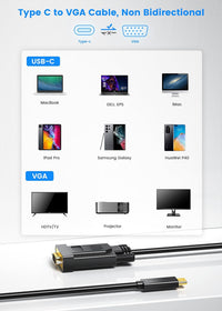VGA to TYPE-C Cable 1.5M