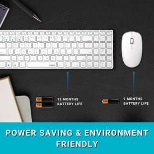 Rapoo 9300S Multi-mode Wireless Keyboard & Mouse