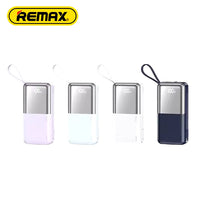 Remax Power Bank With Cable Type-C, Light 10000mAh