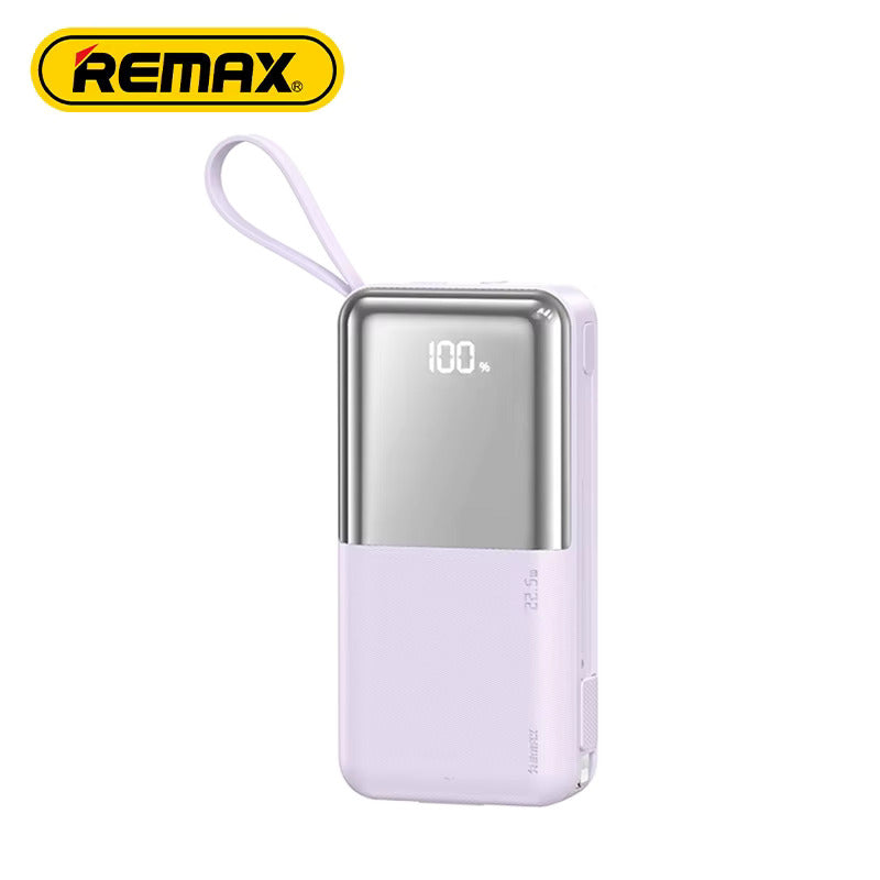 Remax Power Bank With Cable Type-C, Light 10000mAh