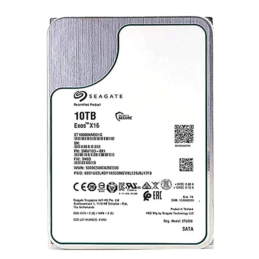 Seagate 10TB Exos(TM) X16