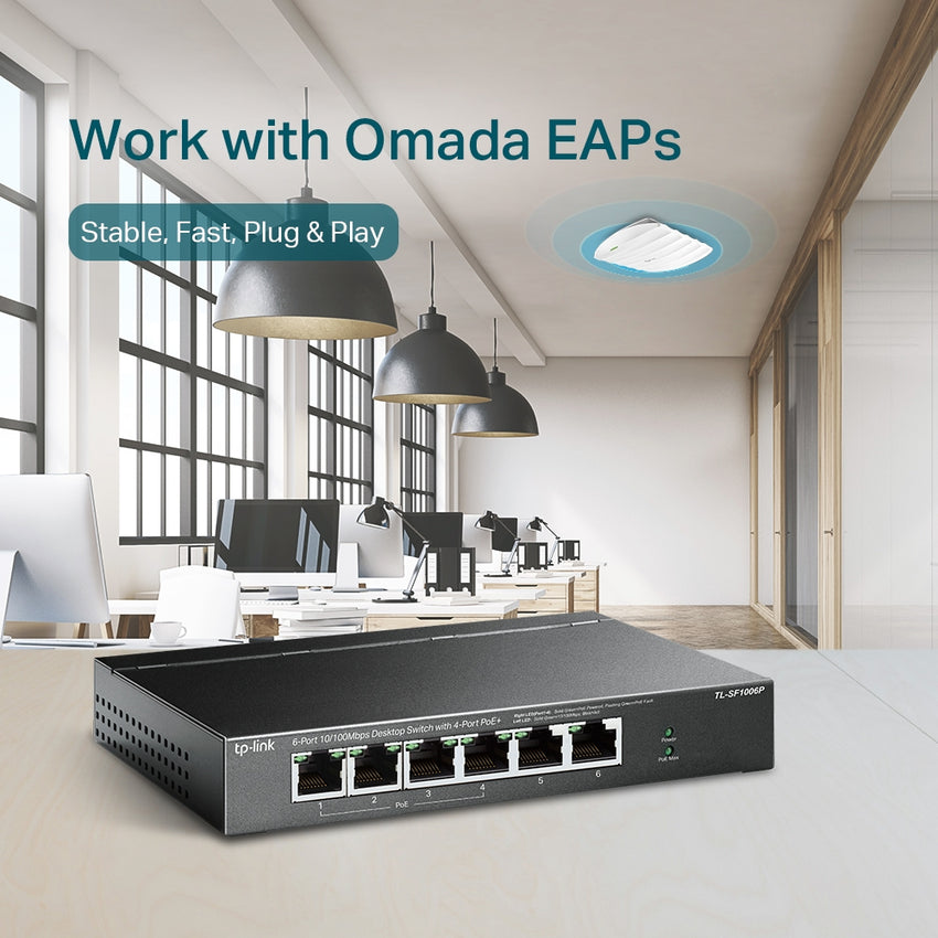TP-Link TL-SF1006LP PoE