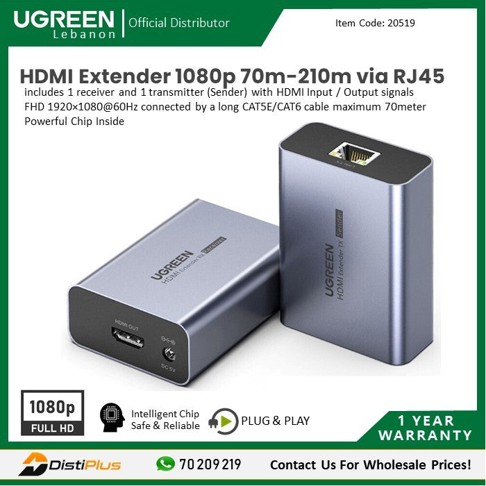 Ugreen HDMI Extender 70M