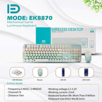 Dual Wireless Desktop EK8870