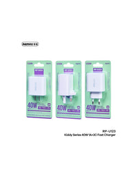 Remax Fast Charging 40W USB-A, Type-C Adapter
